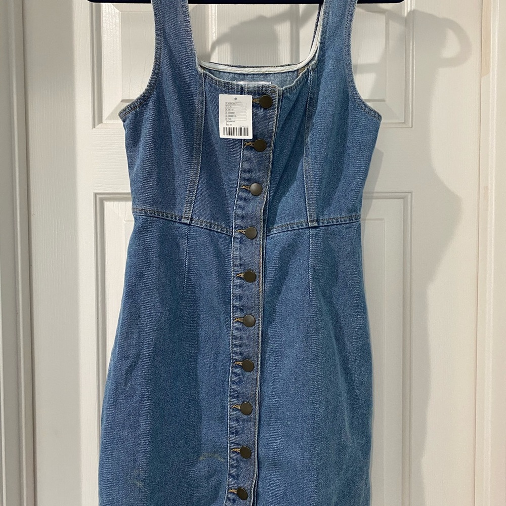 Denim dress from UO.
